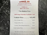 Used 2019 Jeep Cherokee Latitude Plus w/ Comfort/Convenience Group image 2