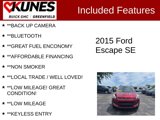 Used 2015 Ford Escape SE w/ Equipment Group 201A image 2