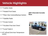Used 2007 Chevrolet Corvette Convertible w/ Preferred Equipment Group image 3