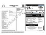 Used 2024 Nissan Versa S w/ Trunk Package image 4