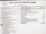 Used 2022 Mercedes-Benz EQS 580 4MATIC Sedan image 2