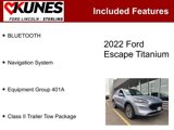 Certified 2022 Ford Escape Titanium w/ Class II Trailer Tow Package image 3