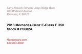 Used 2013 Mercedes-Benz E 350 4MATIC Sedan image 2
