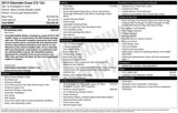 Used 2013 Chevrolet Cruze LTZ w/ RS Package image 3