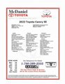 Used 2023 Toyota Camry SE image 2