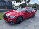 Used 2019 INFINITI Q50 Red Sport 400 w/ Sensory Package image 2