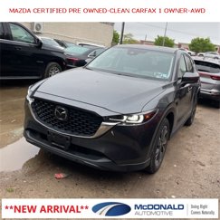 Certified 2022 MAZDA CX-5 AWD 2.5 S w/ Premium Plus Pkg image 1