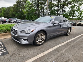 Used 2021 INFINITI Q50 Luxe w/ Cargo Package image 1