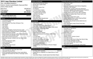 Used 2015 Jeep Cherokee Limited w/ Trailer Tow Group image 1
