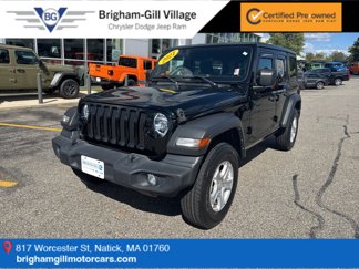 Certified 2021 Jeep Wrangler Unlimited Sport image 1