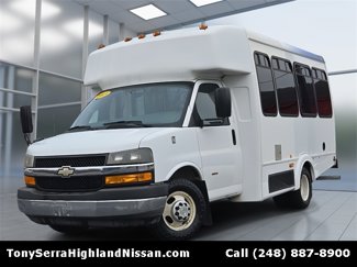 Used 2013 Chevrolet Express 3500 w/ Shuttle Bus Package image 1