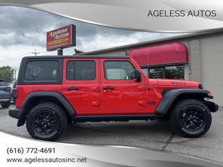 Used 2023 Jeep Wrangler Unlimited Willys image 1