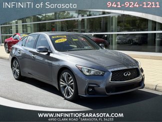 Certified 2022 INFINITI Q50 Sensory image 1