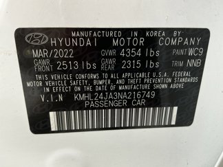 Used 2022 Hyundai Sonata SE image 1