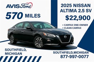 Used 2025 Nissan Altima 2.5 SV image 1