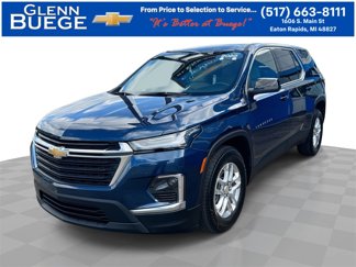 Certified 2022 Chevrolet Traverse LS w/ LPO, Floor Liner Package image 1