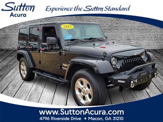 Used 2015 Jeep Wrangler Unlimited Sahara w/ Dual Top Group image 1