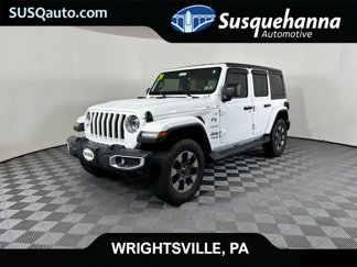Used 2020 Jeep Wrangler Unlimited Sahara w/ LED Lighting Group image 1
