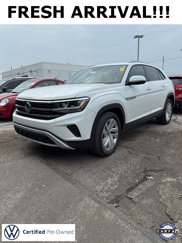 Used 2021 Volkswagen Atlas Cross Sport SE w/ Panoramic Sunroof Package image 1