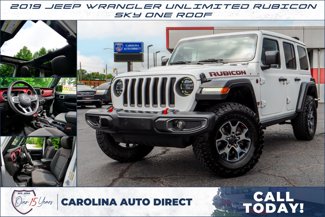 Used 2019 Jeep Wrangler Unlimited Rubicon w/ LED Lighting Group image 1