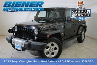 Used 2015 Jeep Wrangler Unlimited Sahara w/ Dual Top Group image 1