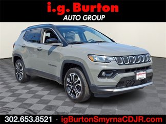 Certified 2022 Jeep Compass Limited w/ Sun and Sound Group image 1