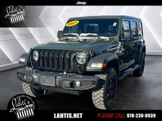 Certified 2021 Jeep Wrangler Unlimited Sport image 1