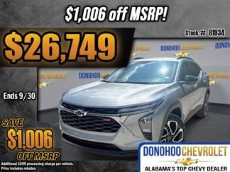 New 2026 Chevrolet Trax RS w/ Driver Confidence Package image 1