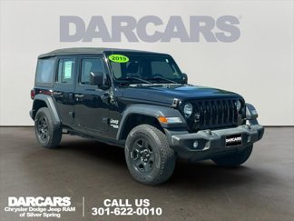 Certified 2019 Jeep Wrangler Unlimited Sport image 1