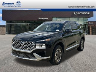 Used 2021 Hyundai Santa Fe Blue image 1
