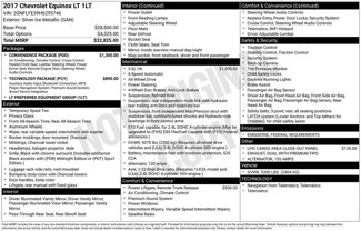 Used 2017 Chevrolet Equinox LT w/ Convenience Package image 1