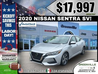 Used 2020 Nissan Sentra SV image 1