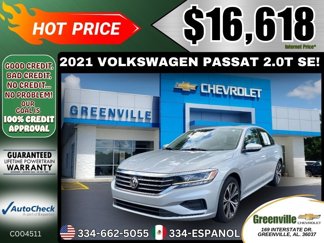 Used 2021 Volkswagen Passat 2.0T SE image 1