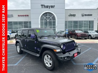 Certified 2021 Jeep Wrangler Unlimited Sport w/ Sun And Sound Package image 1