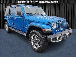 Certified 2021 Jeep Wrangler Unlimited Sahara w/ LED Lighting Group image 1