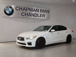 Used 2017 INFINITI Q50 Red Sport 400 image 1
