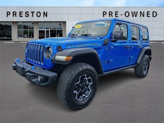 Used 2023 Jeep Wrangler Unlimited Rubicon 4xe w/ Steel Bumper Group image 1