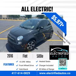 Used 2016 FIAT 500 e image 1