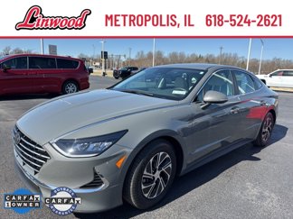 Used 2023 Hyundai Sonata Blue image 1