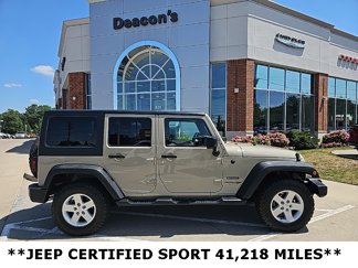 Certified 2018 Jeep Wrangler Unlimited Sport S image 1