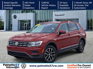 Used 2021 Volkswagen Tiguan SE w/ Panoramic Sunroof Package image 1