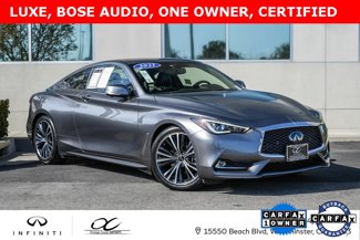 Certified 2021 INFINITI Q60 3.0t Luxe w/ Cargo Package image 1