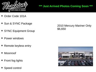 Used 2010 Mercury Mariner 2WD image 1
