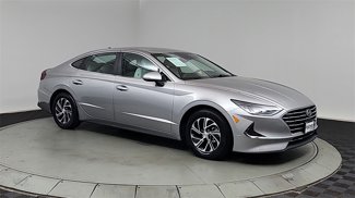 Used 2021 Hyundai Sonata Blue image 1