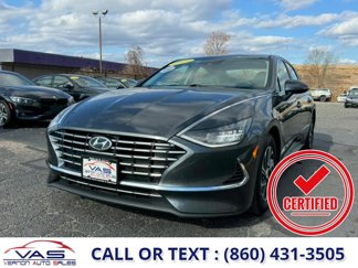Used 2022 Hyundai Sonata Blue image 1