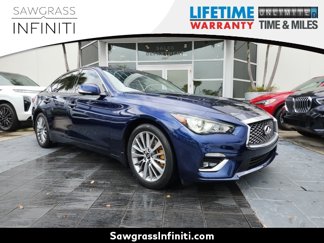 Used 2024 INFINITI Q50 Luxe w/ Cargo Package image 1