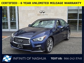 Certified 2022 INFINITI Q50 Sensory image 1