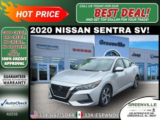 Used 2020 Nissan Sentra SV image 1