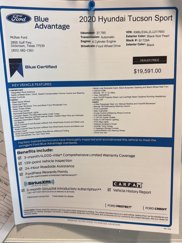 Used 2020 Hyundai Tucson Sport w/ Cargo Package image 1