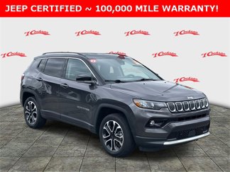 Certified 2022 Jeep Compass Limited image 1